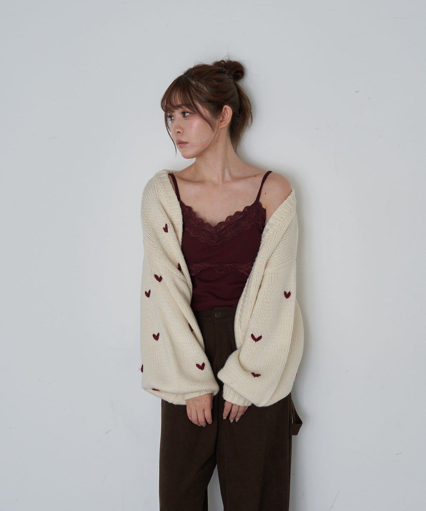 帶胸墊蕾絲吊帶背心