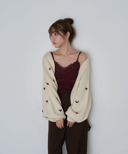 帶胸墊蕾絲吊帶背心