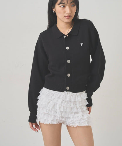 【EC限定色可選】帶領針織開衫