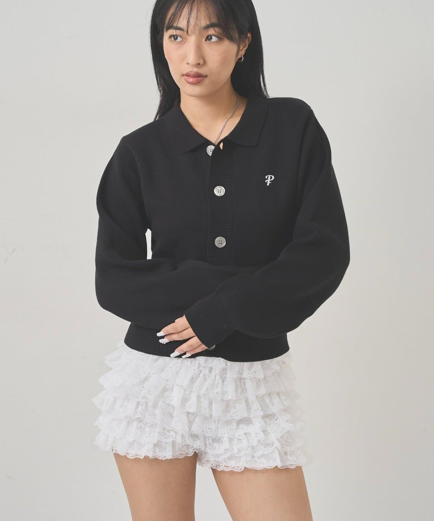 【EC限定色可選】帶領針織開衫