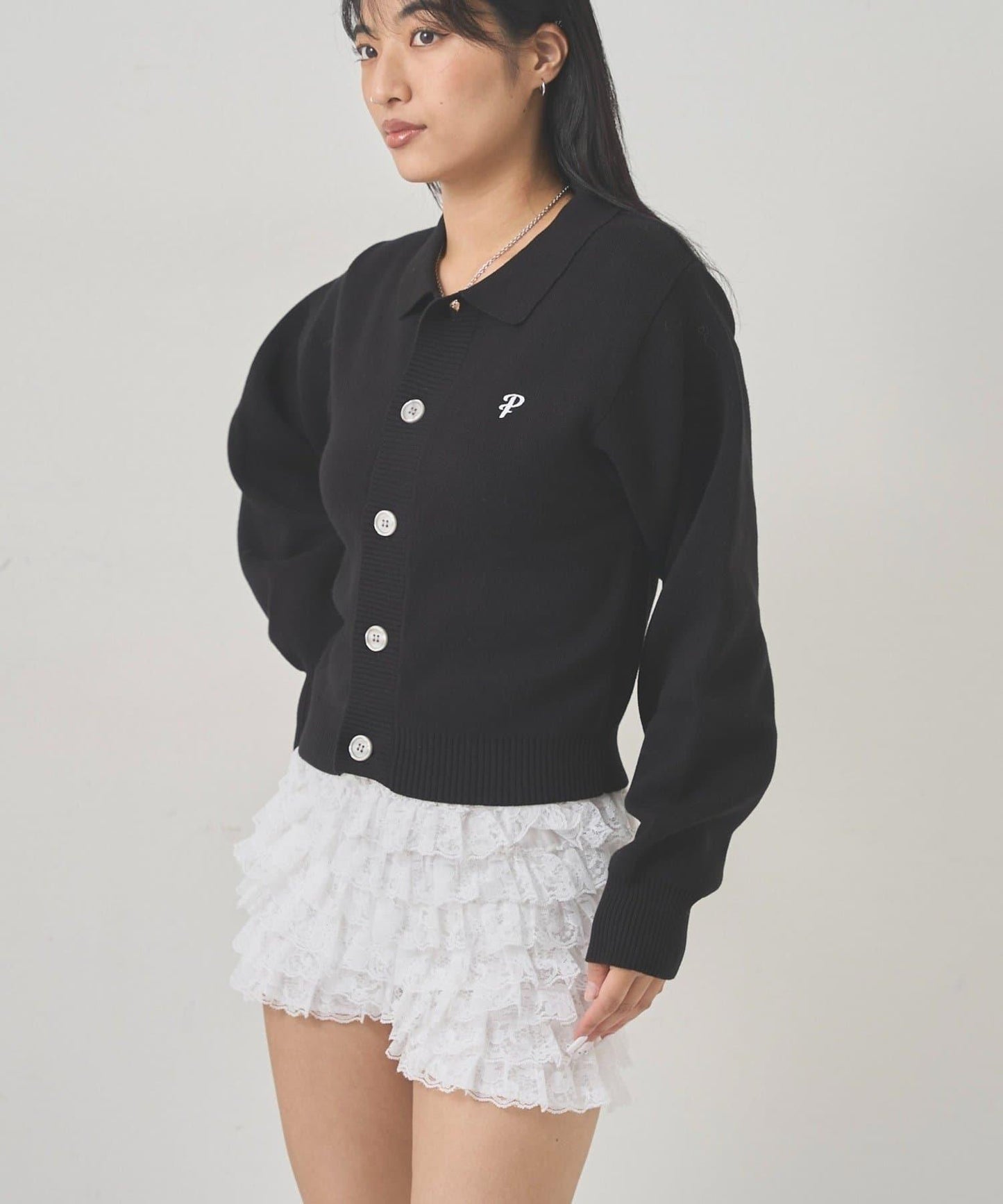 【EC限定色可選】帶領針織開衫