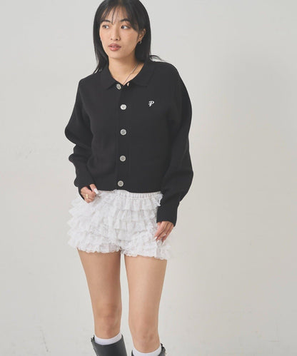 【EC限定色可選】帶領針織開衫