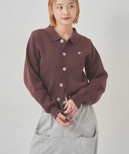 【EC限定色可選】帶領針織開衫