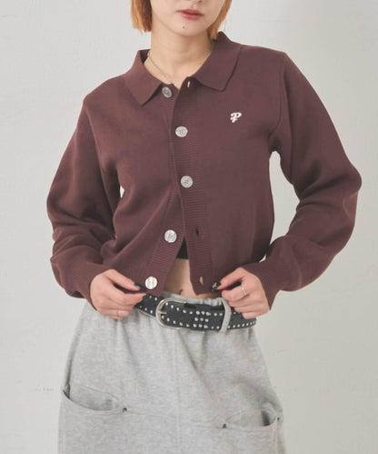 【EC限定色可選】帶領針織開衫