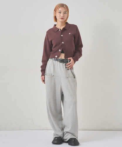 【EC限定色可選】帶領針織開衫