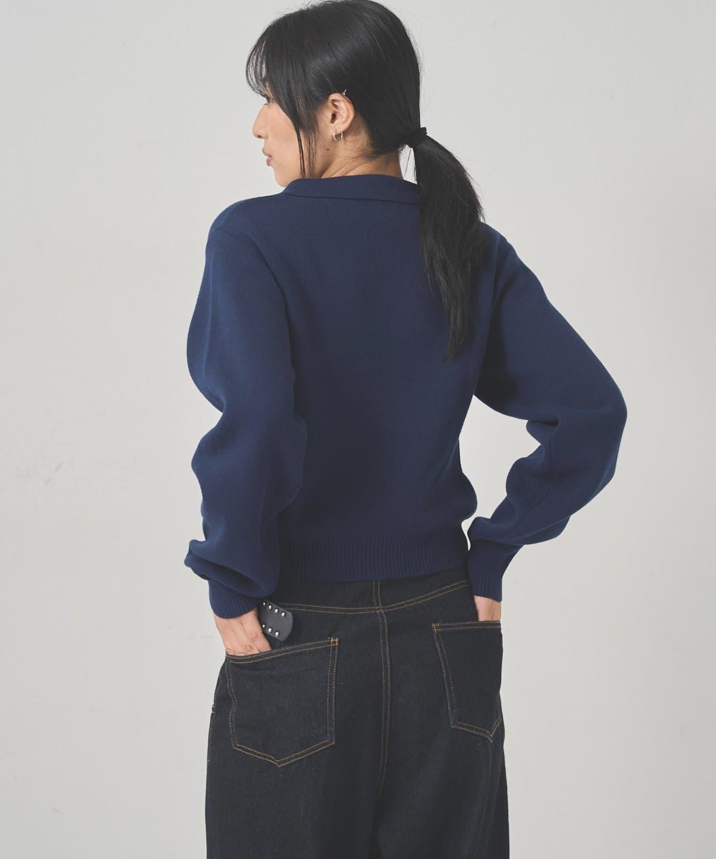 【EC限定色可選】帶領針織開衫