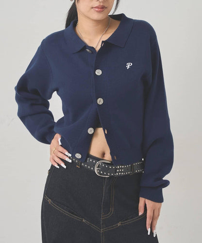 【EC限定色可選】帶領針織開衫