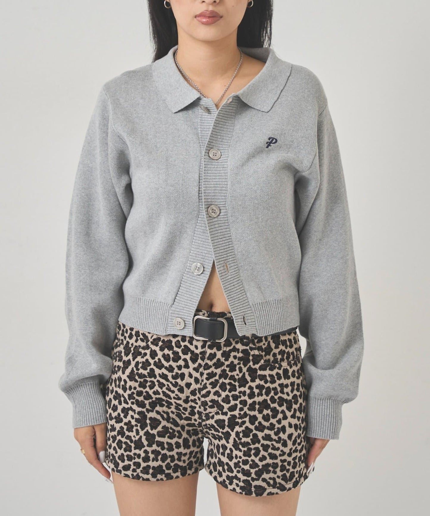 【EC限定色可選】帶領針織開衫