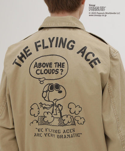 《AVIREX × 《PEANUTS》棉質A-2 “飛行王牌”