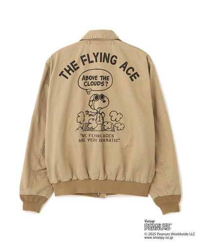 《AVIREX × 《PEANUTS》棉質A-2 “飛行王牌”