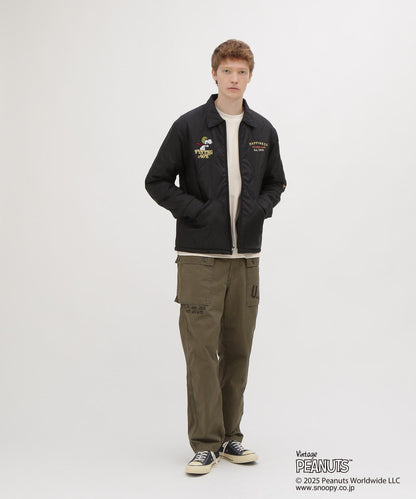 《AVIREX × 《PEANUTS》絎縫夾克 “FLYING ACE”