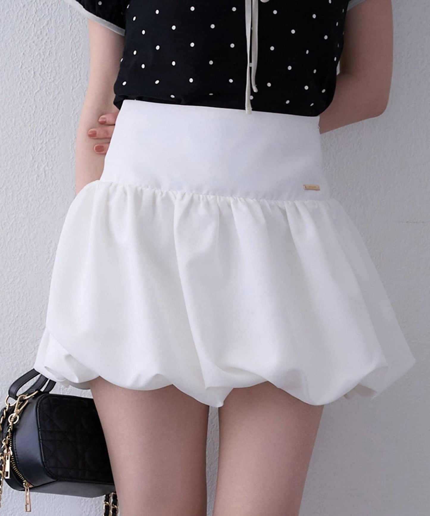 【one after another】泡泡袖迷你裙