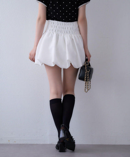 【one after another】泡泡袖迷你裙