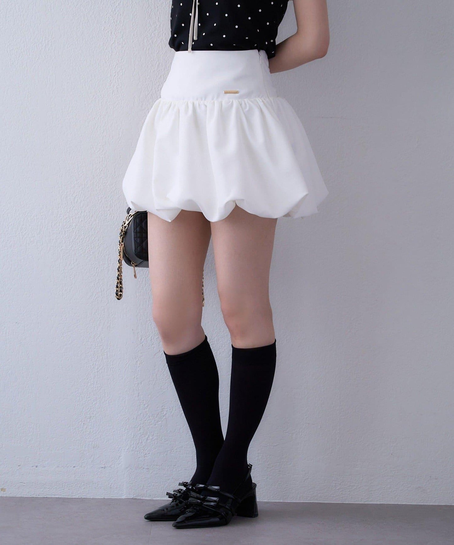 【one after another】泡泡袖迷你裙