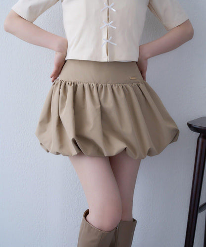 【one after another】泡泡袖迷你裙