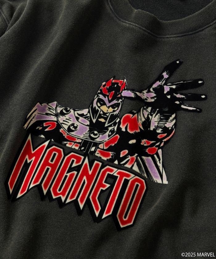 《漫威》/Marvel/萬磁王/圓領衛衣 靜電植絨工藝