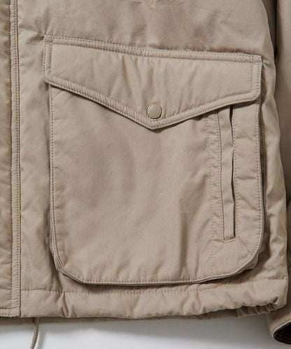 燈芯絨拼接棉尼龍夾克