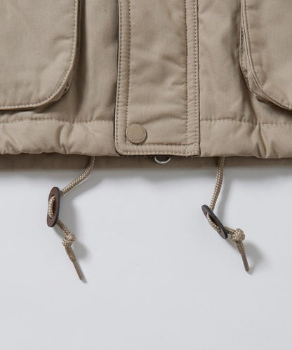 燈芯絨拼接棉尼龍夾克