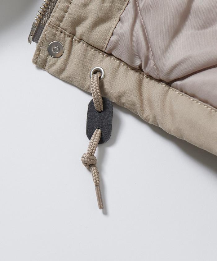 燈芯絨拼接棉尼龍夾克