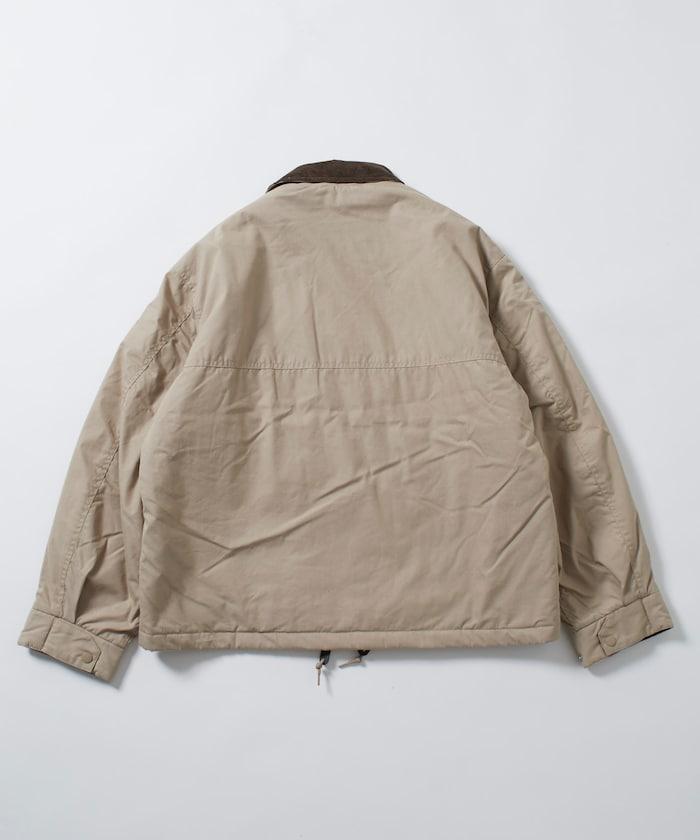 燈芯絨拼接棉尼龍夾克