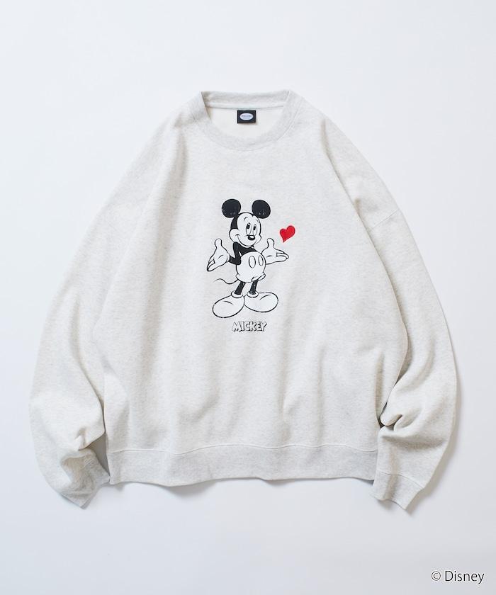 DISNEY/《迪士尼》 米老鼠/特別款 圓領印花衛衣/愛心