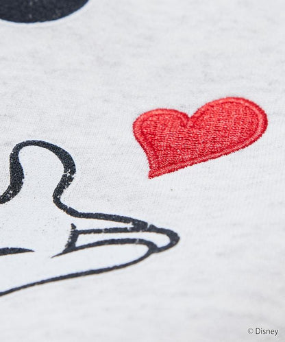 DISNEY/《迪士尼》 米老鼠/特別款 圓領印花衛衣/愛心