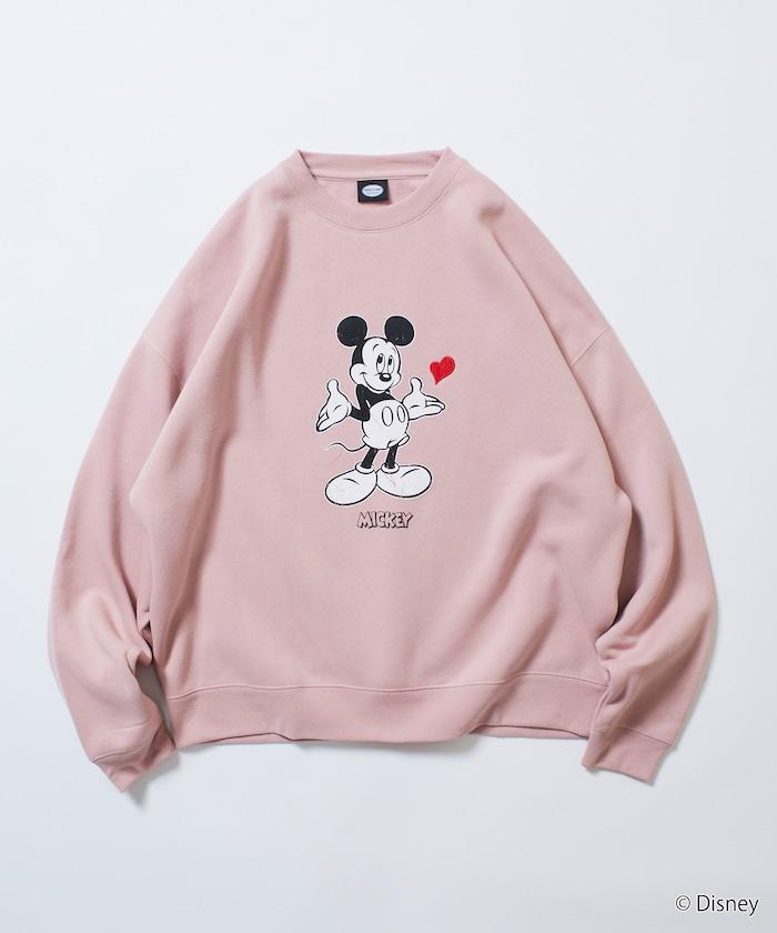 DISNEY/《迪士尼》 米老鼠/特別款 圓領印花衛衣/愛心