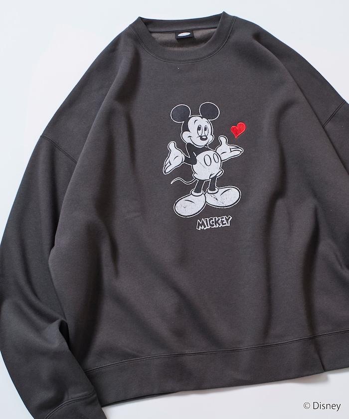 DISNEY/《迪士尼》 米老鼠/特別款 圓領印花衛衣/愛心