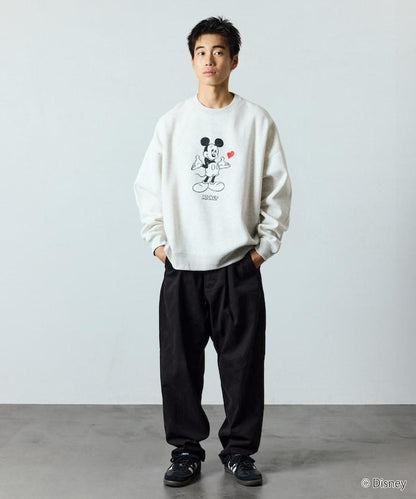DISNEY/《迪士尼》 米老鼠/特別款 圓領印花衛衣/愛心