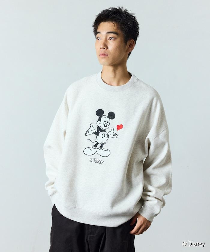 DISNEY/《迪士尼》 米老鼠/特別款 圓領印花衛衣/愛心