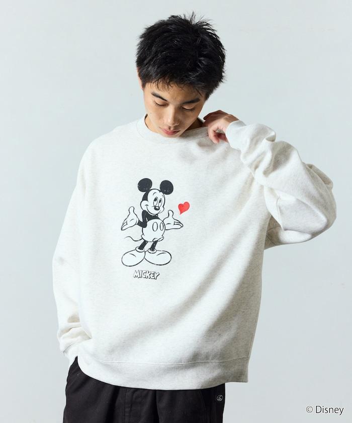 DISNEY/《迪士尼》 米老鼠/特別款 圓領印花衛衣/愛心