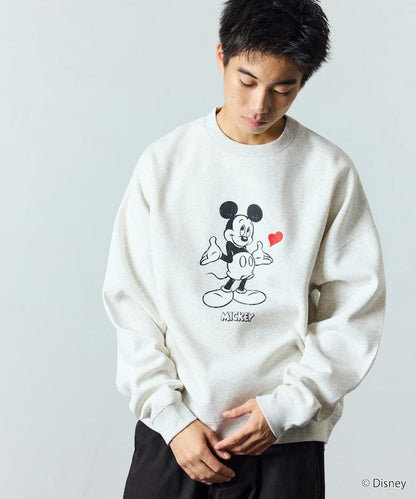 DISNEY/《迪士尼》 米老鼠/特別款 圓領印花衛衣/愛心