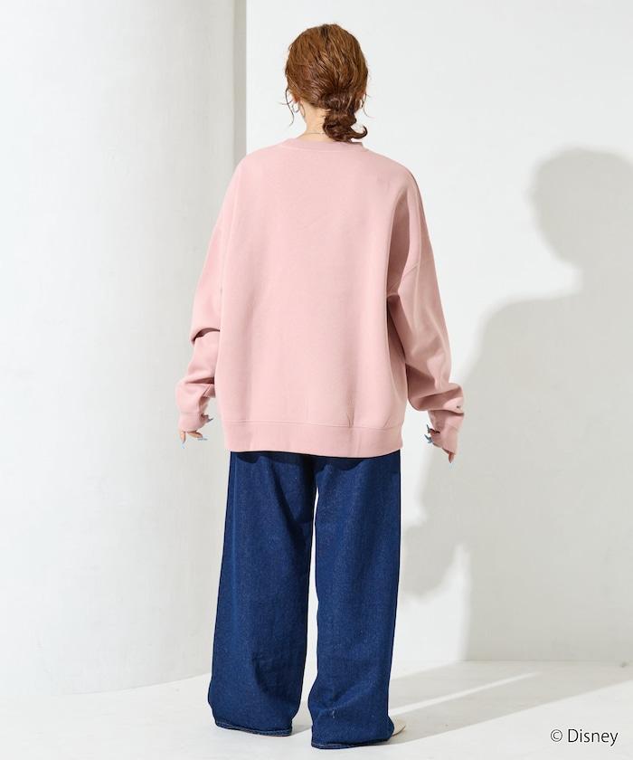 DISNEY/《迪士尼》 米老鼠/特別款 圓領印花衛衣/愛心