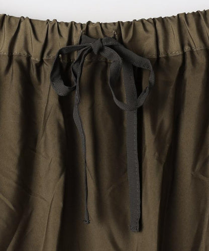 塔夫綢百褶層疊半身裙