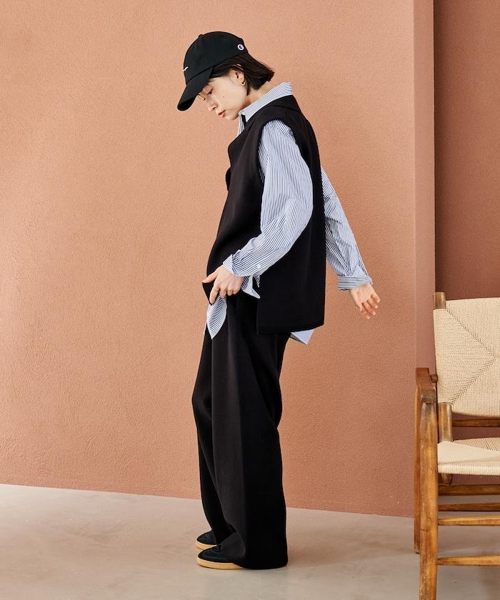 可機洗衛衣風針織開領馬甲可搭配套裝