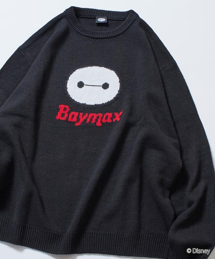 BAYMAX / 大白 特別款 寬鬆版型 提花 圓領針織衫