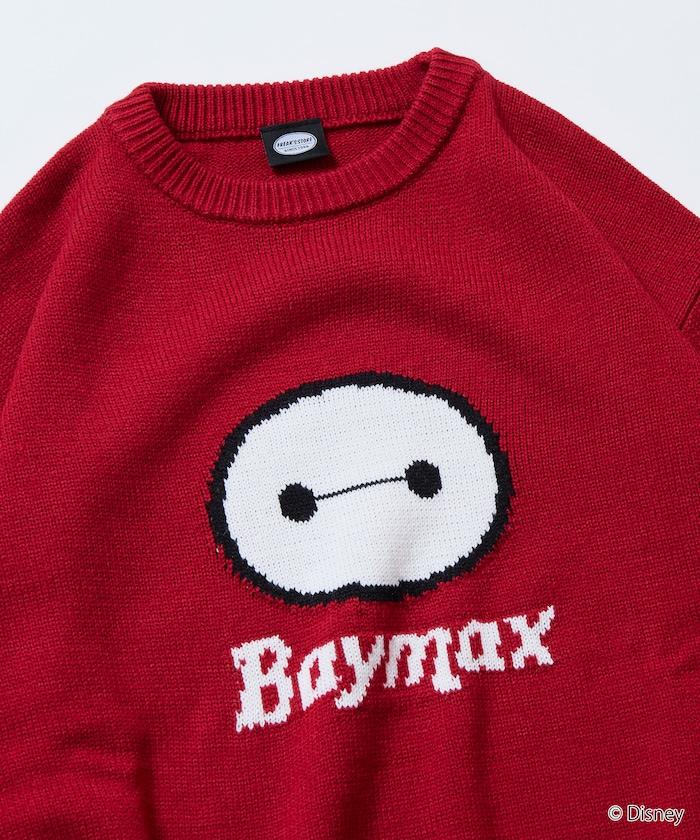BAYMAX / 大白 特別款 寬鬆版型 提花 圓領針織衫