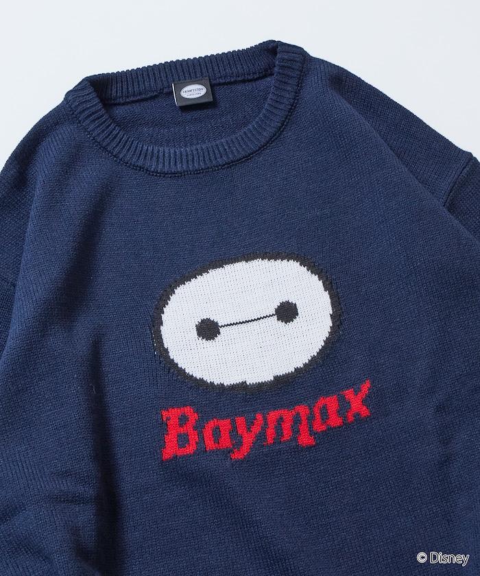 BAYMAX / 大白 特別款 寬鬆版型 提花 圓領針織衫