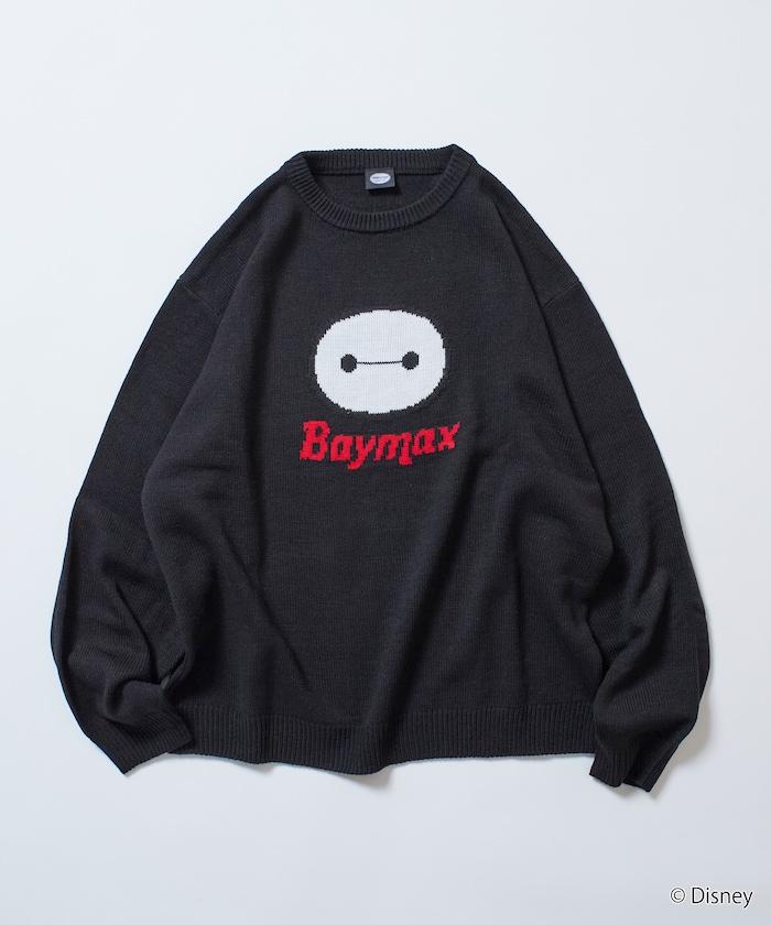 BAYMAX / 大白 特別款 寬鬆版型 提花 圓領針織衫