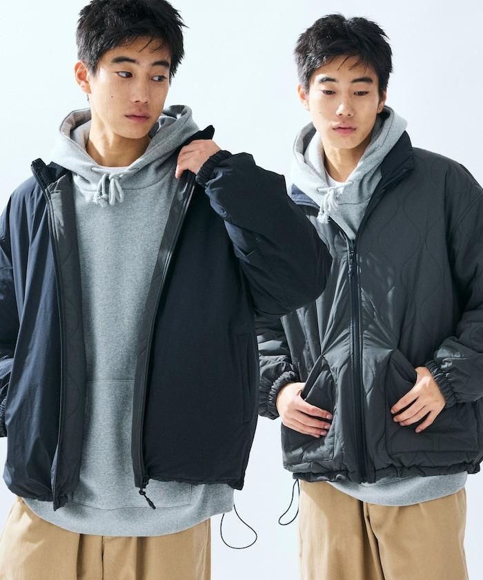 寬鬆版型雙面穿多功能棉服夾克 / 中棉短外套