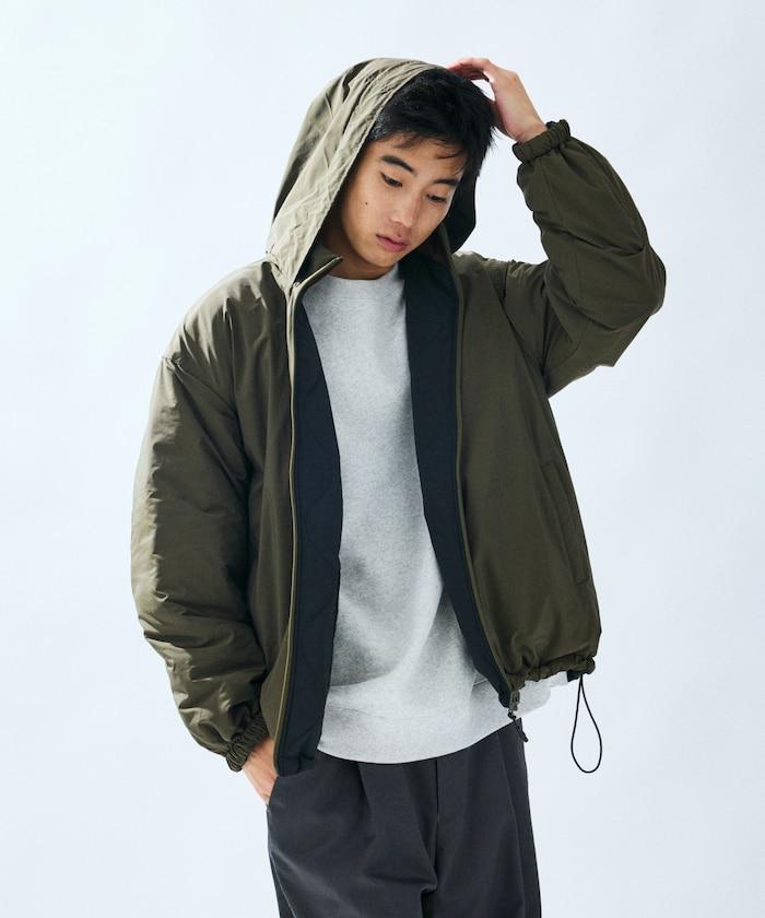 寬鬆版型雙面穿多功能棉服夾克 / 中棉短外套