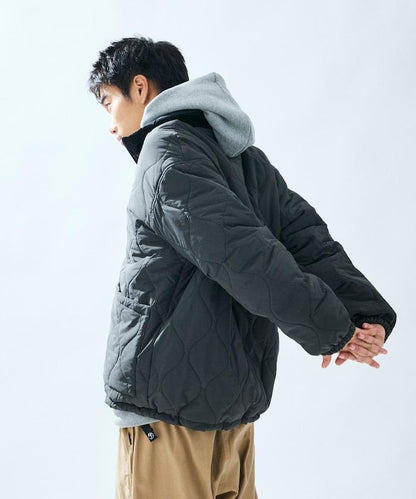 寬鬆版型雙面穿多功能棉服夾克 / 中棉短外套