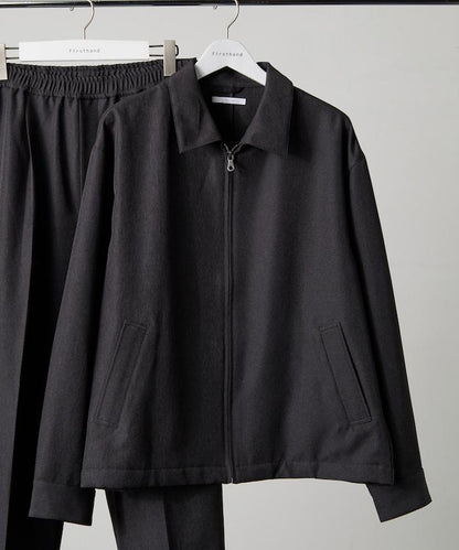 羊毛感套裝 / 寬鬆夾克 / 寬鬆休閒褲