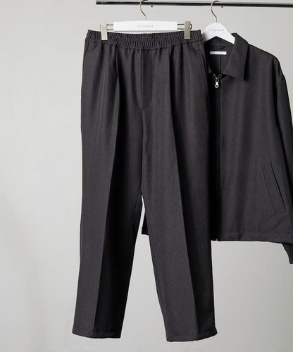 羊毛感套裝 / 寬鬆夾克 / 寬鬆休閒褲