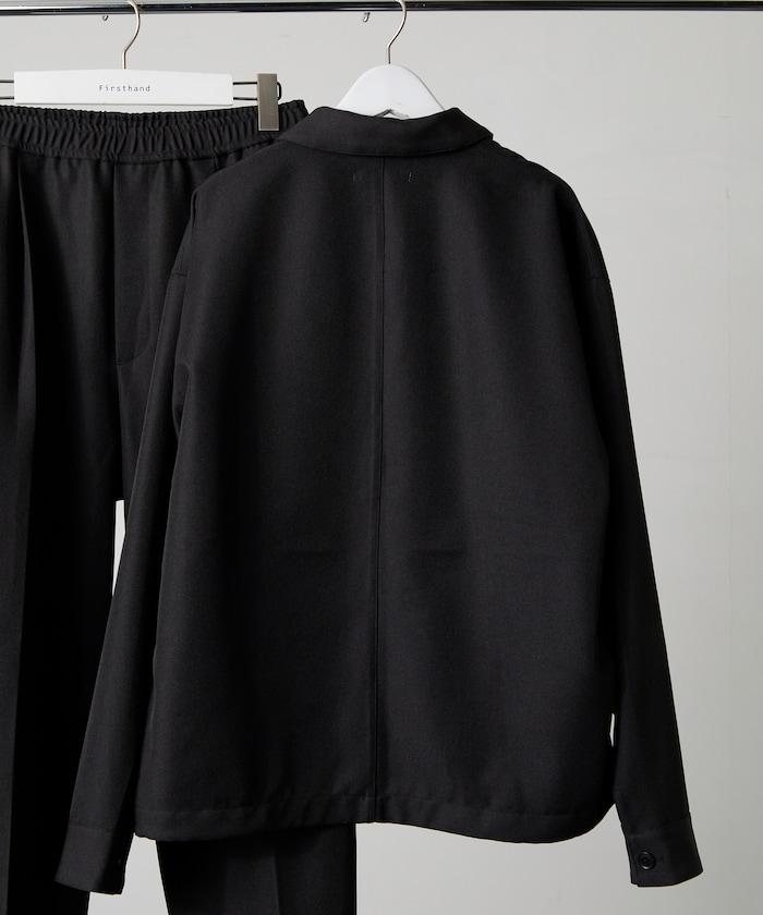 羊毛感套裝 / 寬鬆夾克 / 寬鬆休閒褲