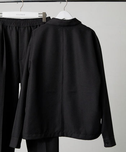 羊毛感套裝 / 寬鬆夾克 / 寬鬆休閒褲