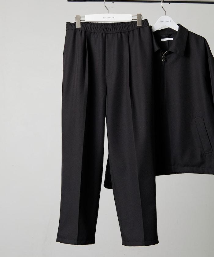 羊毛感套裝 / 寬鬆夾克 / 寬鬆休閒褲