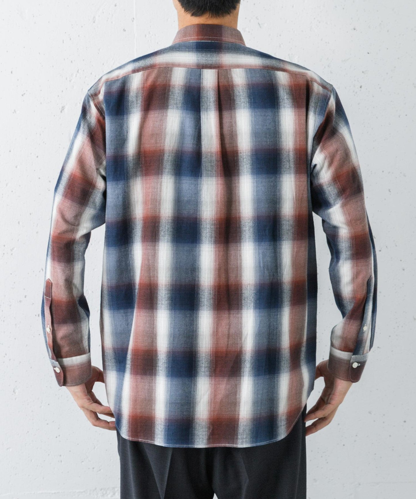 『聯名』OUTDOOR EXCHANGE×URBAN RESEARCH 長毛格紋襯衫