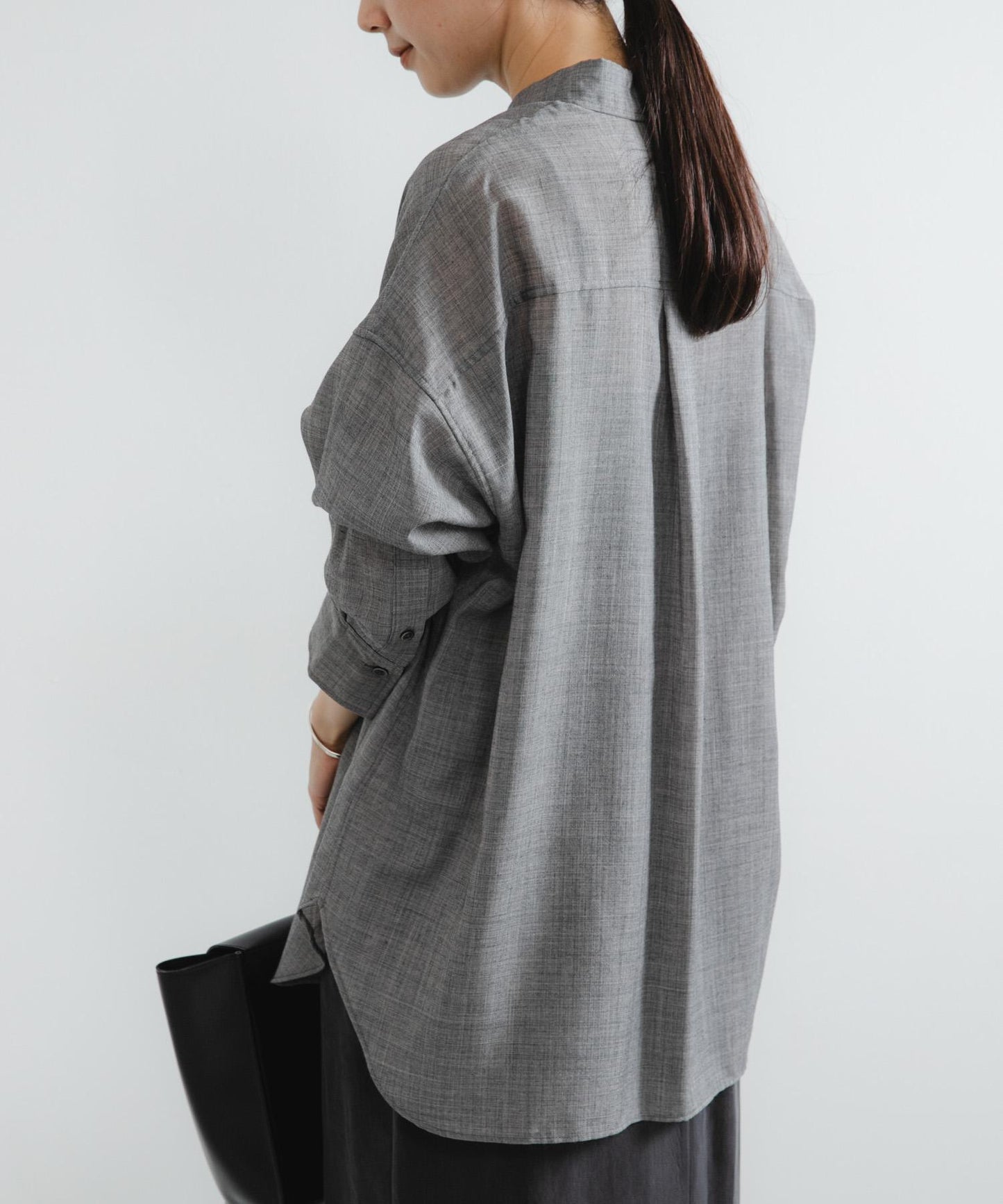 薄紗羊毛常規領襯衫