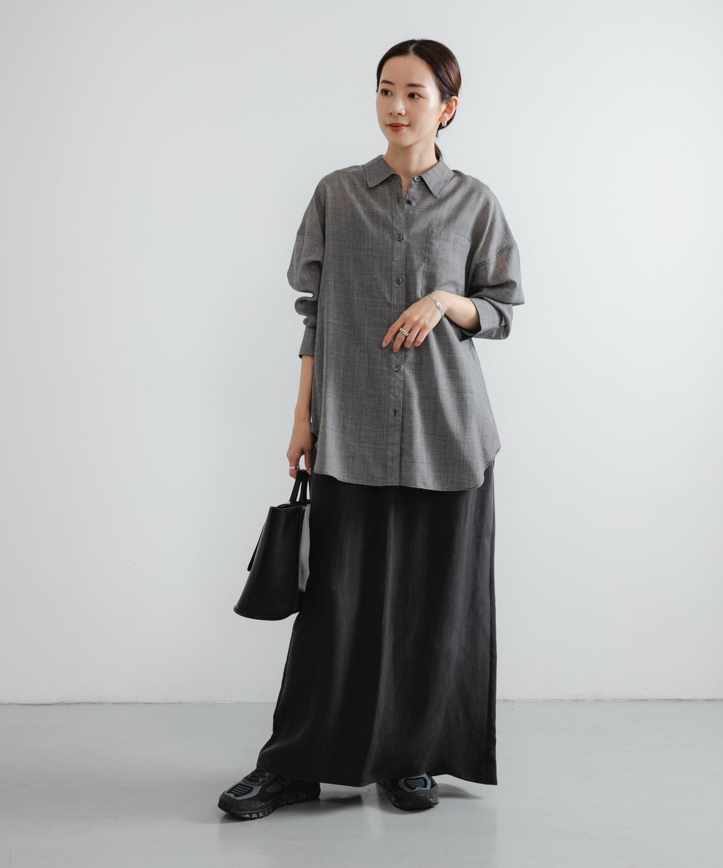 薄紗羊毛常規領襯衫